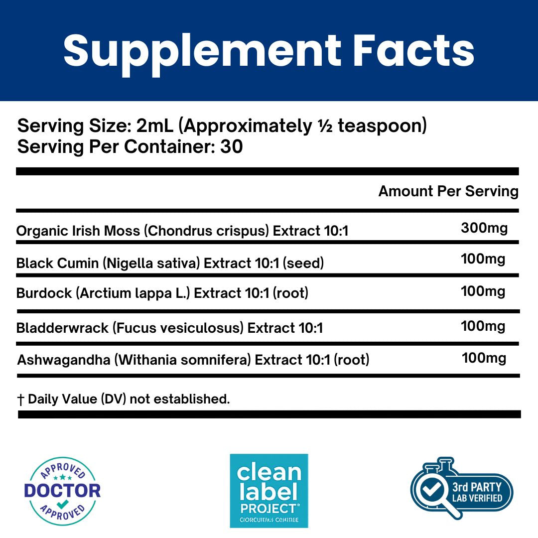 Irish Seamoss Thyroid Hormone Regulator